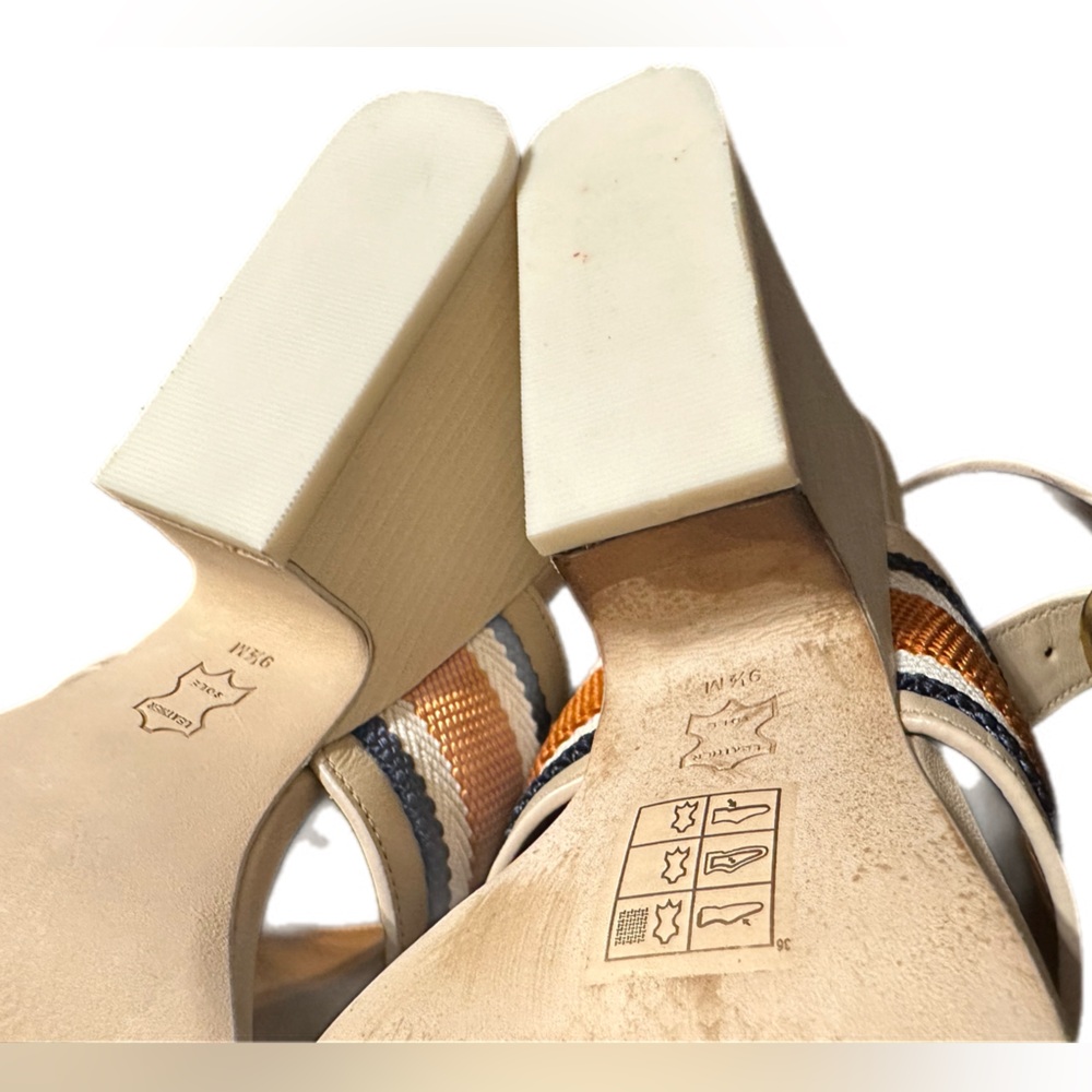 Tory Burch Jessa Block Heel Sandal Size 9.5- with box - Picture 14 of 15